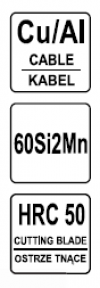 Kliešte na káble 380 mm² so západkou (YT-18602)