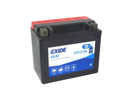 Motobatéria EXIDE BIKE Maintenance Free 10Ah, 12V, YTX12-BS (E5015)