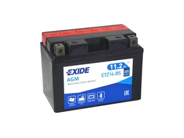 Motobatéria EXIDE BIKE Maintenance Free 11,2Ah, 12V, YTZ14-BS (E5613)