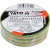 Páska izolační 19mm x 20m x 0,13mm žlto-zelená (YT-81655)