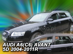 Deflektory na Audi A6 C6 Avant, 5-dverová, 2004-2011 (+zadné) (10243)
