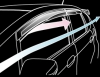 Deflektory na Citroen DS3, 3-dverová, r.v.: 2010 - (12253)