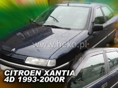 Deflektory na Citroen Xantia, 4-dverová (+zadné), r.v.: 1993 - 2000 (12240)
