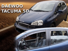 Deflektory na Daewoo Tacuma, 5-dverová (+zadné), r.v.: 2000 - 2011 (21420)