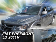 Deflektory na Fiat Freemont, 5-dverová (+zadné), r.v.: 2011 - (13410)