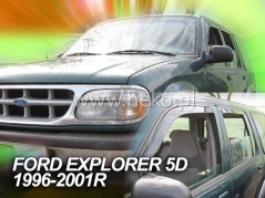 Deflektory na Ford Explorer II, 5-dverová (+zadné), r.v.: 1996 - 2001 (15272)