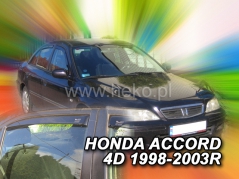 Deflektory na Honda Accord CG, 4-dverová (+zadné), r.v.: 1998 - 2003 (17166)