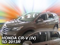 Deflektory na Honda CR-V IV, 5-dverová (+zadné), r.v.: 2012 - 2017 (17170)