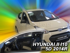 Deflektory na Hyundai i10 II, 5-dverová, r.v.: 2014-2019 (17277)