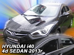 Deflektory na Hyundai i40 sedan, 4-dverová (+zadné), r.v.: 2011 - (17276)
