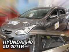 Deflektory na Hyundai i40 combi, 5-dverová (+zadné), r.v.: 2011 - (17268)