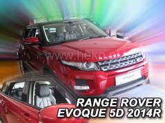 Deflektory na Range Rover Evoque, 5-dverová (+zadné), r.v.: 2011-2019 (27239)