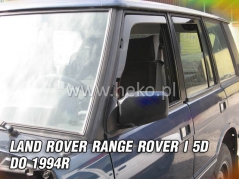 Deflektory na Land Rover Range Rover, 5-dverová (+zadné), r.v.: - 1994 (27235)