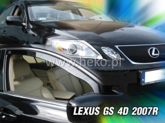 Deflektory na Lexus GS, 4-dverová, r.v.: 2005-2011 (30008)