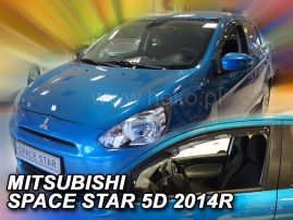 Deflektory na Mitsubishi Space Star, 5-dverová, r.v.: 2014 - (23371)