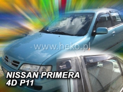 Deflektory na Nissan Primera P11 sedan, 4-dverová (+zadné), r.v.: 1996 - 2002 (24219)