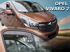 Deflektory (krátké) na Opel Vivaro II, 2-dverová, r.v.: 2014 - (27150)