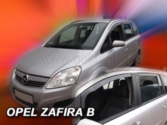 Deflektory na Opel Zafira B, 5-dverová (+zadné), r.v.: 2005 - 2011 (25323)