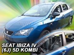 Deflektory na Seat Ibiza 6J combi, 5-dverová (+zadné), r.v.: 2008 - 2017 (28254)