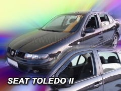 Deflektory na Seat Toledo II 1M, 4-dverová (+zadné), r.v.: 1999 - 2004 (28221)