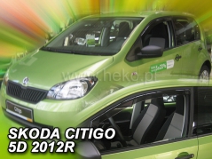 Deflektory na Škoda Citigo, 5-dverová, r.v.: 2012 - (31192)