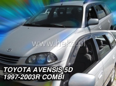 Deflektory na Toyota Avensis T22 combi, 5-dverová (+zadné), r.v.: 1997 - 2003 (29607)