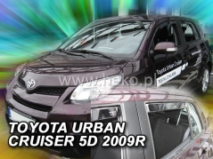 Deflektory na Toyota Urban Cruiser XP11, 5-dverová (+zadné), r.v.: 2009 - (29616)