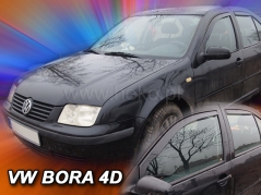 Deflektory na Volkswagen Bora, 4-dverová (+zadné), r.v.: 1998 - 2005 (31135)