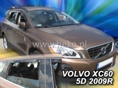 Deflektory na Volvo XC60, 5-dverová (+zadné), r.v.: 2008 - 2017 (31236)