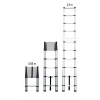 Teleskopický rebrík, 0,88-3,8m, 13 priečok, nosnosť 150kg (YT-17700)