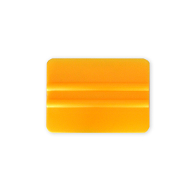 Tvrdá PVC 10cm stierka, oblé hrany, žltá KF 634 (TSS-KF 634)