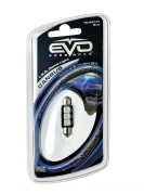 LED žiarovka EVO SV8.5 36mm 3LED 12V Canbus, modré (EV93177)
