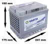 Trakčná batéria VARTA AGM Professional 830050044, 12V - 50Ah, LAD50A (830050044)