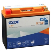 Motobatéria EXIDE BIKE LI-ION 5Ah, 12V, ELT12B (YT12B-BS, YT14B-BS, YB16AL-A2) (E6793)