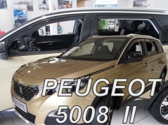 Deflektory na Peugeot 5008 od 2017 (+zadné) (26158)