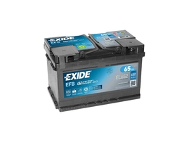 Autobatéria EXIDE Start-Stop EFB 65Ah, 650A, 12V, EL652 (EL652)