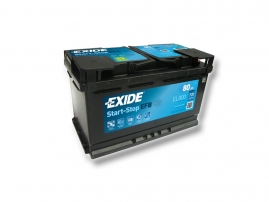 Autobatéria EXIDE Start-Stop EFB 80Ah, 720A, 12V, EL800 (EL800)