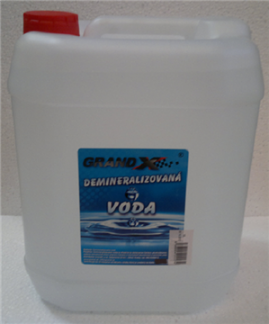 Voda demineralizovaná Grand X 10L (GXvoda006)