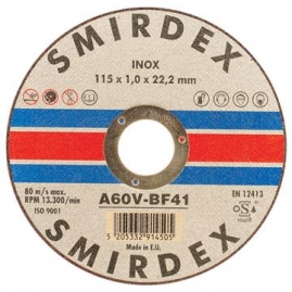 Smirdex 913 rezný disk Inox 115x6,4x22 (SM_0913)