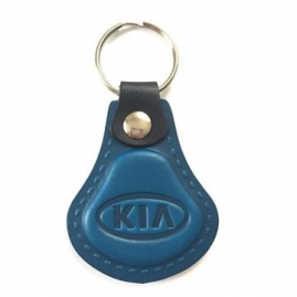 Kožená kľúčenka Kia modrá (AUTO123-925-416)