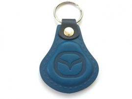 Kožená kľúčenka Mazda modrá (AUTO123-924-984)
