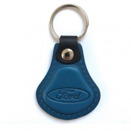 Kožená kľúčenka Ford modrá (AUTO123-927-256)