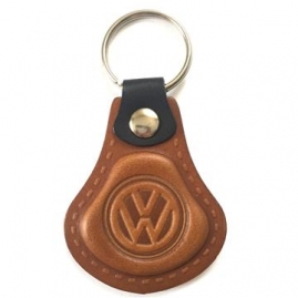Kožená kľúčenka Volkswagen hnedá (AUTO123-925-411)