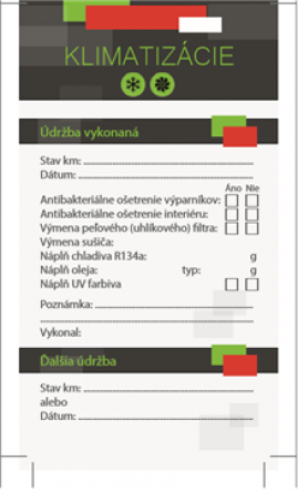 Výmenný štítok - klimatizácia - 40ks (8588006641783)