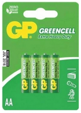 Batéria GP 15G R06 BL 1,5V (tužka, AA) 4ks v balení (B1221)
