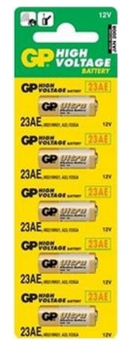Batéria GP 23AE 12V 55MAH  (5ks v balení) (B1300)