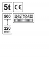 Hever / zdvihák piestový hydraulický 5T 220-500mm (YT-1711)