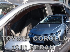 Deflektory na Toyota Corolla E21 sedan, 4-dverová (+zadné), r.v.: 2018 - (29659)