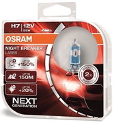 OSRAM H7 Night Breaker Laser +150% 12V Box 2ks (64210NL)