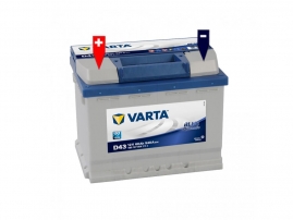 Autobatéria VARTA BLUE Dynamic 60Ah, 540A, 12V, D43, 560127054 (560127054)